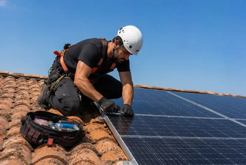 Maintenance et monitoring de panneaux solaires à Schiltigheim